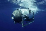 Một tàu ngầm của công ty OceanGate Expeditions. Ảnh: AP