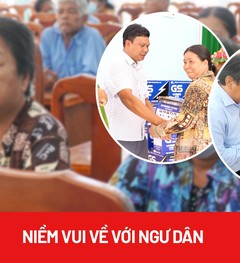 Niềm vui về với ngư dân huyện Cần Giờ, TP.HCM
