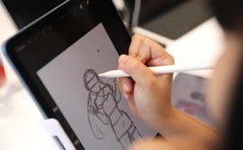 Độc đáo cuộc thi vẽ tranh trên iPad