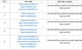 Bộ TT&TT điểm mặt 98 trang web có dấu hiệu vi phạm pháp luật