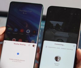 Cách chuyển dữ liệu siêu tốc bằng tính năng Nearby Share