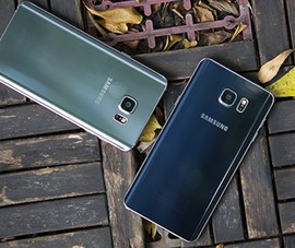 Hình ảnh Samsung Galaxy Note 5 bạc đẹp lung linh