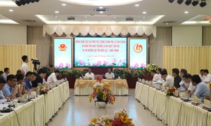 Phó Thủ tướng Lê Văn Thành kiểm tra tiến độ dự án cao tốc Bến Lức-Long Thành
