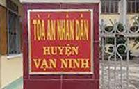 TAND huyện Vạn Ninh.