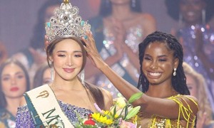 Người đẹp Hàn Quốc đăng quang Hoa hậu Trái đất 2022, Thạch Thu Thảo lọt tốp 20