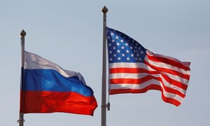 Nga cảnh báo nguy cơ xung đột trực tiếp với Mỹ do Mỹ phát động “cuộc chiến hỗn hợp” chống lại Moscow. Ảnh: Maxim Shemetov/REUTERS