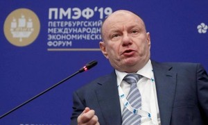 Tỉ phú Vladimir Potanin là người giàu nhất nước Nga hiện tại. Ảnh: REUTERS