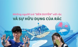 Những người trẻ 'bén duyên' với rác và sự hữu dụng của rác