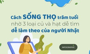 Bí kíp sống lâu trăm tuổi dễ làm theo của người Nhật nhờ 3 loại củ và hạt dễ tìm