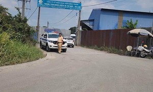 Police searched the 50-13D Registration Center in Binh Chanh 