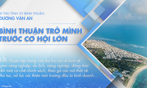 Bí thư Dương Văn An: Bình Thuận trở mình trước cơ hội lớn