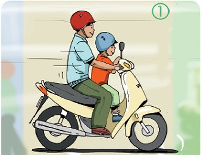 Hình ảnh đáng yêu khi bé ngồi trước xe máy của bố mẹ chắc chắn sẽ khiến bạn cảm thấy ấm lòng và hài lòng. Cha mẹ sẽ rất chú ý đến an toàn của bé khi đi xe máy và đảm bảo cho bé có một trải nghiệm đi xe tuyệt vời.