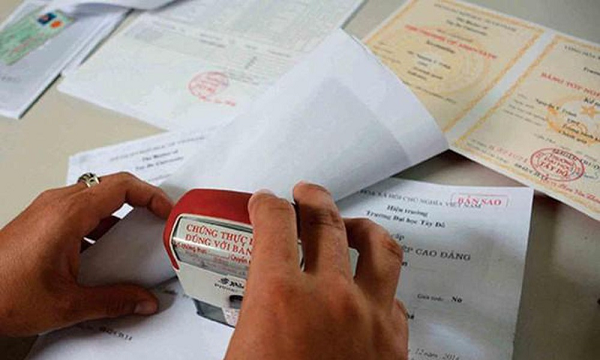 Chứng thực bản sao: Nguồn internet