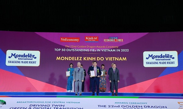 Mondelez Kinh Đô thuộc Top 50 doanh nghiệp đầu tư nước ngoài tiêu biểu nhất tại Việt Nam