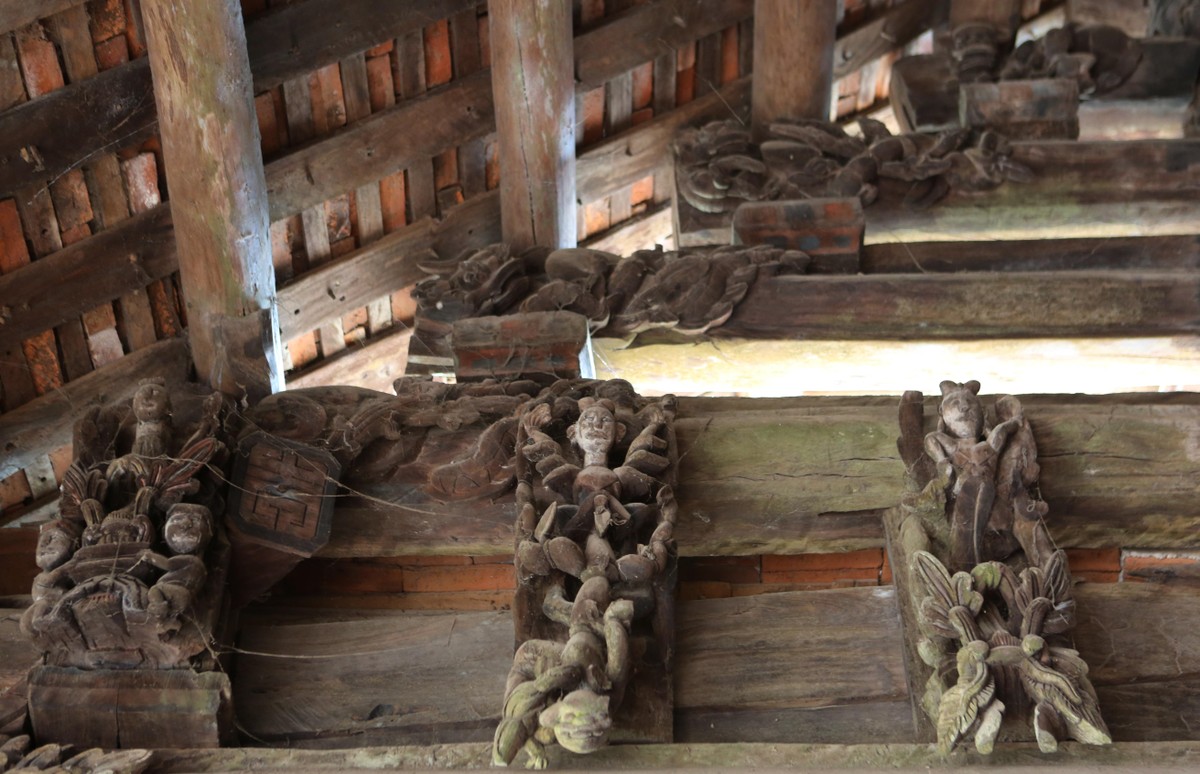 Kiến trúc Chăm Pa ngôi đình làng cổ Thượng Phú 600 năm ở xứ Thanh ảnh 6