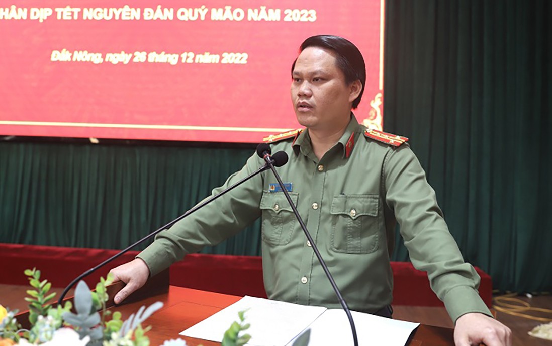 Director of Dak Nong Provincial Police: 'Controlling security and order throughout Tet' photo 2