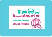 4 bước đăng ký xe chính chủ online tại nhà trên toàn quốc