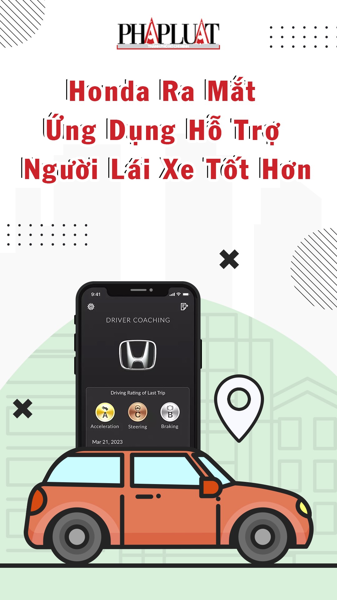 Ứng dụng hỗ trợ người mới lái xe của honda ảnh 1