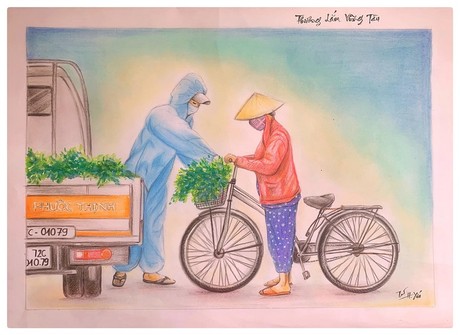 Cô giáo Vũng Tàu đấu giá tranh được 9,3 triệu tặng tuyến đầu chống dịch COVID-19 Cô Giáo Vũng Tàu Đấu Giá Tranh Được 9,3 Triệu Tặng Tuyến Đầu Chống Dịch Covid-19