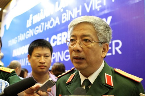 Thứ trưởng quốc phòng Việt Nam, Thượng tướng Nguyến Chí Vịnh. (Ảnh Lao động)