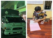 Tài xế xe tải không nhường đường xe cấp cứu