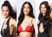 Thí sinh Hoa hậu Hoàn vũ Việt Nam khoe dáng bỏng mắt trong trang phục bikini