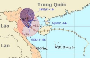 Nam Định di dời hơn 7.000 dân tránh bão số 2 ảnh 1