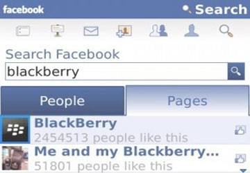 Phiên bản Facebook 1.9 dành riêng cho BlackBerry ảnh 1