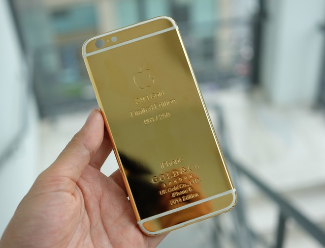 Khung vỏ iPhone 6 mạ vàng xuất hiện tại Việt Nam ảnh 1