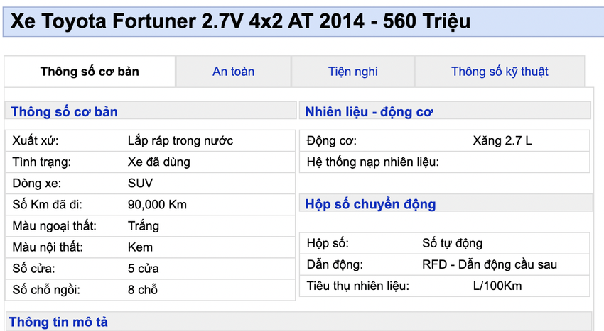 Với chi phí 600 triệu đồng nên mua ô tô cũ 4 chỗ hay 7 chỗ? ảnh 2