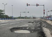 Cao tốc Đà Nẵng - Quảng Ngãi lại hư hỏng