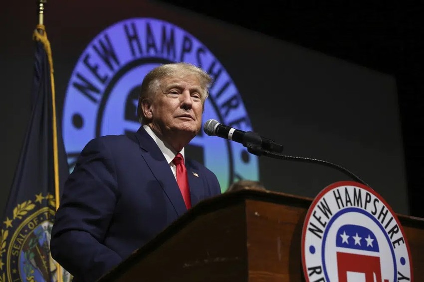 Ông Trump chính thức khởi động tái tranh cử, tuyên bố sẽ 'xây mái vòm không thể xuyên thủng' nước Mỹ nếu đắc cử ảnh 2