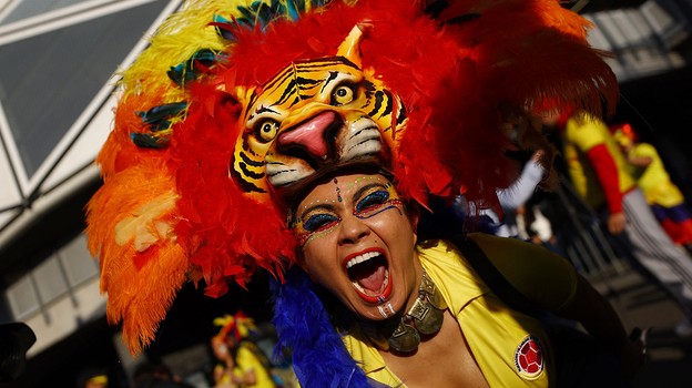 Fan Colombia cổ vũ tưng bừng ở Melbourne ảnh 1