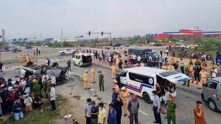 Another victim of a heartbreaking traffic accident in Quang Nam died Photo 2