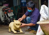 Thợ gốm 'nặn' 6 tượng hổ đứng, nằm, vồ, ngồi...đón Tết Nhâm Dần
