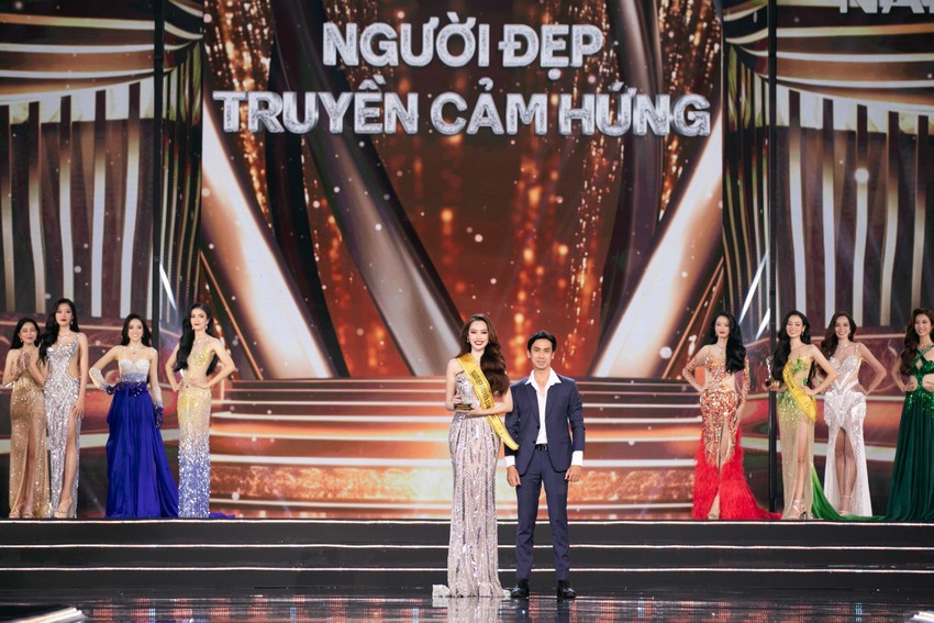 Le Hoang Phuong, Khanh Hoa beauty was crowned Miss Grand Vietnam 2023, the audience burst into photos 14