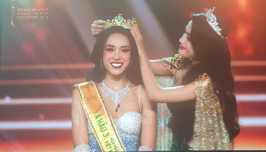 Le Hoang Phuong, beautiful Khanh Hoa was crowned Miss Grand Vietnam 2023, the audience burst into photos 6