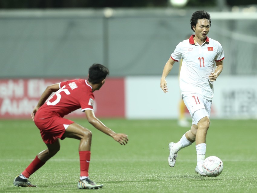 Why did Que Ngoc Hai, Tien Linh, ... practice with the U-23s?  photo 2