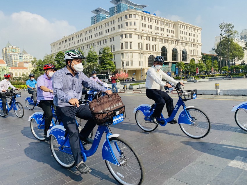 Đà Nẵng Triển khai mô hình xe đạp công cộng hướng tới du lịch thân thiện
