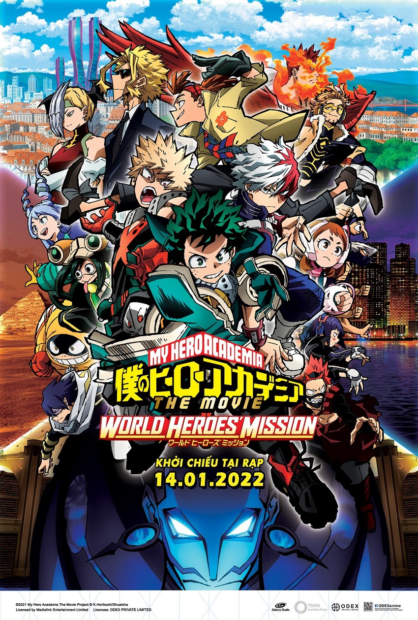 &aposMy hero academia&apos chuẩn bị đón tết cùng fan trên màn ảnh rộng
