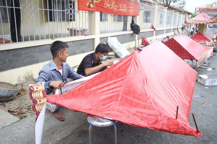 Vegetarian festival in Chau Thanh Long An district