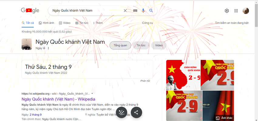 Google Đổi Ảnh Đại Diện Để Chào Mừng Ngày Quốc Khánh Việt Nam