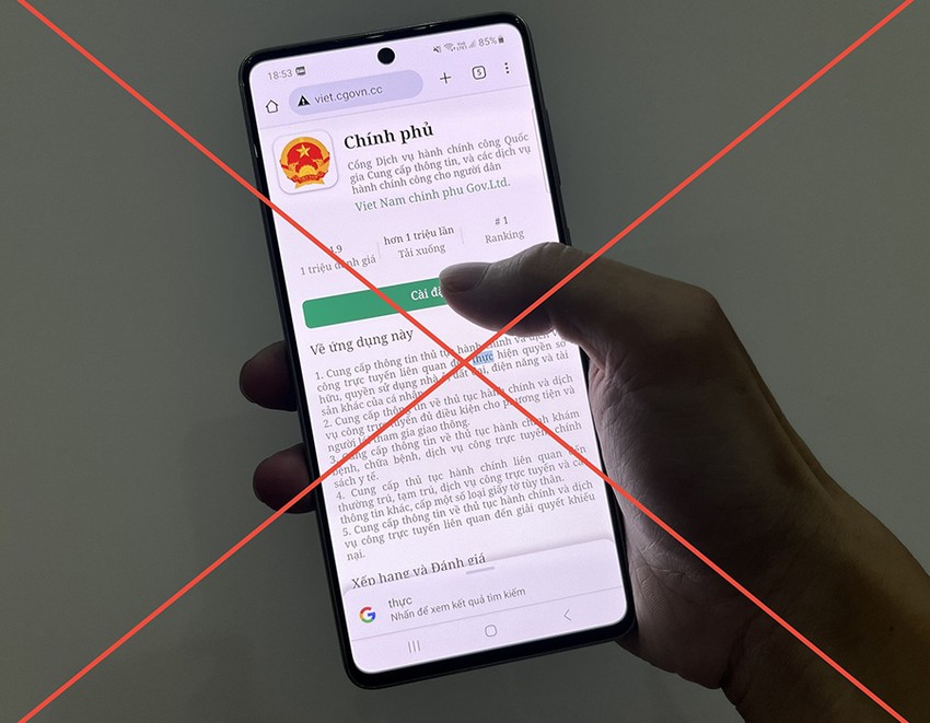 Chiêu trò giả mạo cán bộ thuế lừa cài đặt ứng dụng 'lạ' ảnh 2