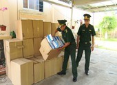 Bắt vụ buôn lậu khẩu trang bằng đường thủy sang Campuchia