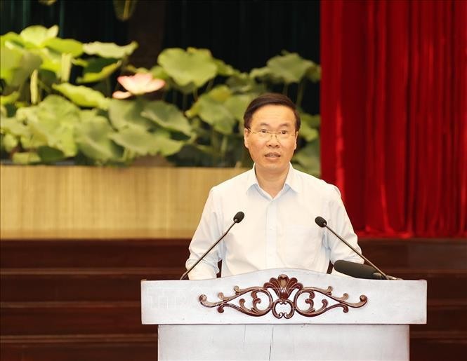 Ông Võ Văn Thưởng chỉ những mặt còn hạn chế trong sử dụng, đánh giá cán bộ ảnh 3