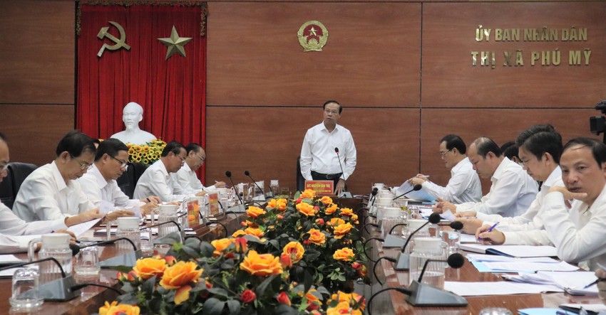 Chủ tịch Bà Rịa-Vũng Tàu kiểm tra tiến độ dự án cao tốc Biên Hòa-Vũng Tàu ảnh 2