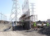 Thi công đường dây 500kV Vân Phong – Vĩnh Tân xuyên tết