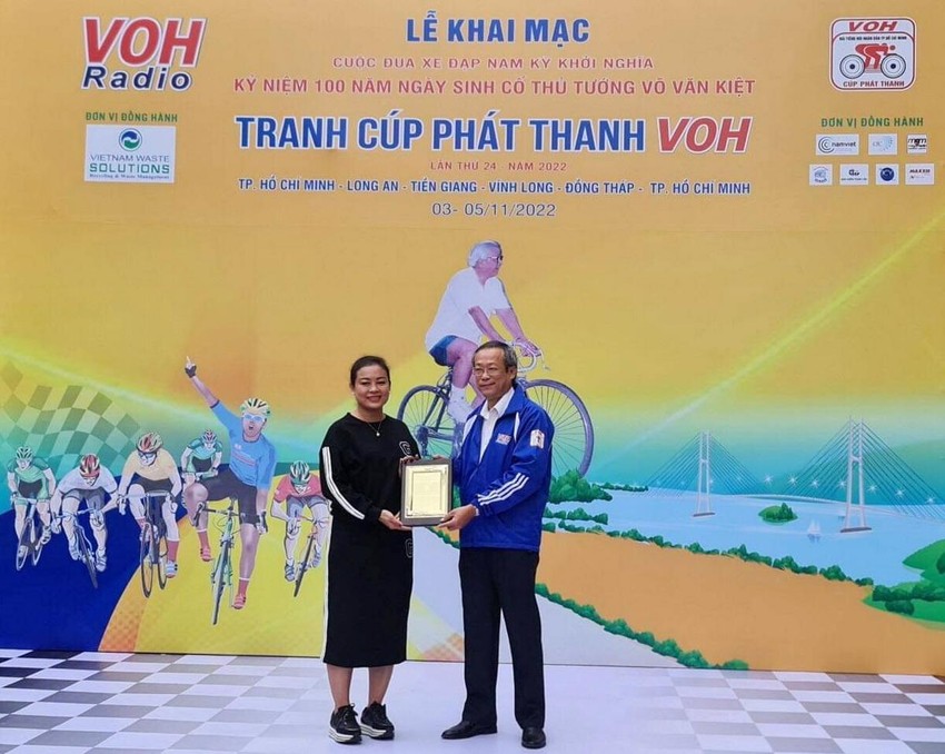Cuộc đua Xe đạp Nam Kỳ Khởi Nghĩa Tranh Cúp Phát thanh VOH lần thứ 24 năm  2022 Kỷ niệm 100 năm ngày sinh cố Thủ Tướng Võ Văn Kiệt