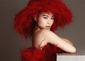 Diệp Bảo Ngọc trở lại phim ảnh bằng bộ ảnh màu đỏ gợi cảm