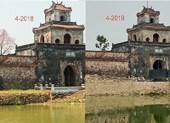 Tu bổ bờ kè thành hào Huế: Tùy tiện, không đúng bản vẽ